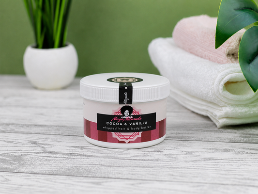 Cocoa & Vanilla Whipped Hair and Body Butter (400ml)