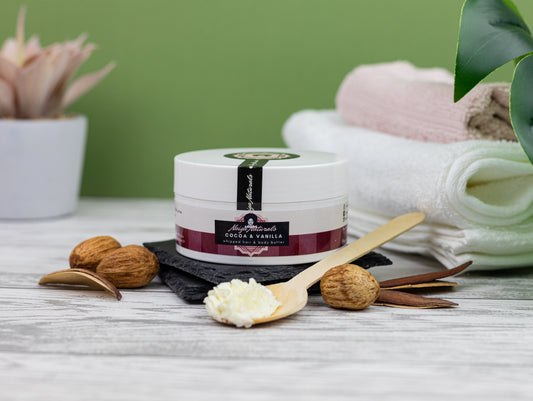 Cocoa & Vanilla Whipped Hair and Body Butter (200ml)